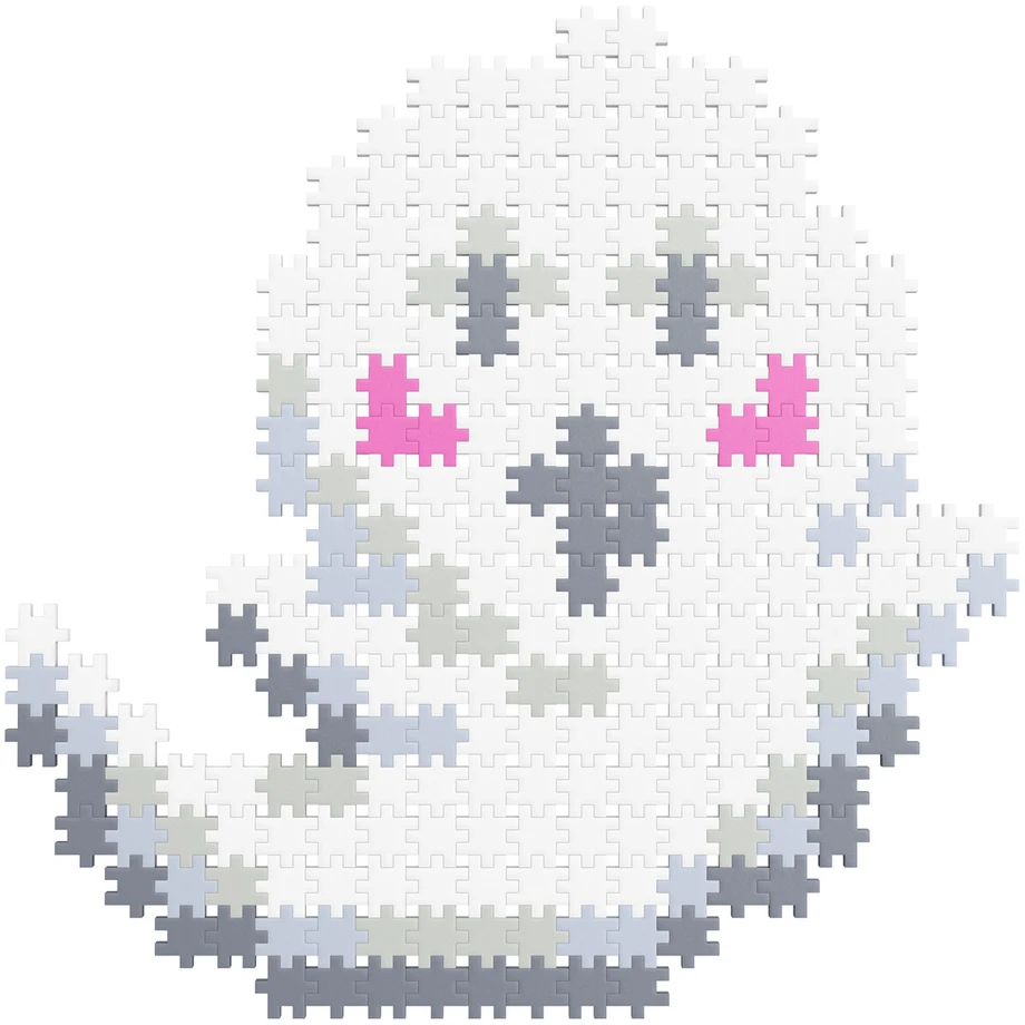 Meli Minis Ghost 250 dalių lavinamųjų konstruktorius vaikams nuo 4 metų, skatina kūrybiškumą, baltas