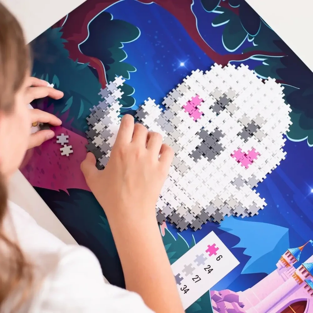 Meli Minis Ghost 250 dalių lavinamųjų konstruktorius vaikams nuo 4 metų, skatina kūrybiškumą, baltas