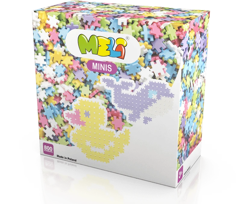 Konstruktorius Meli Minis Pastel 800 el.