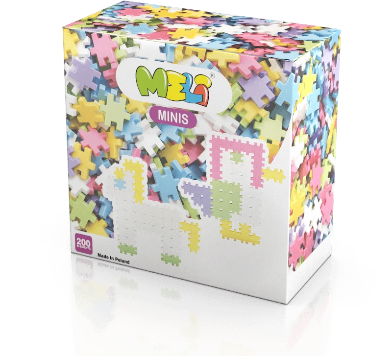 Konstruktorius Meli Minis Pastel 200 el.