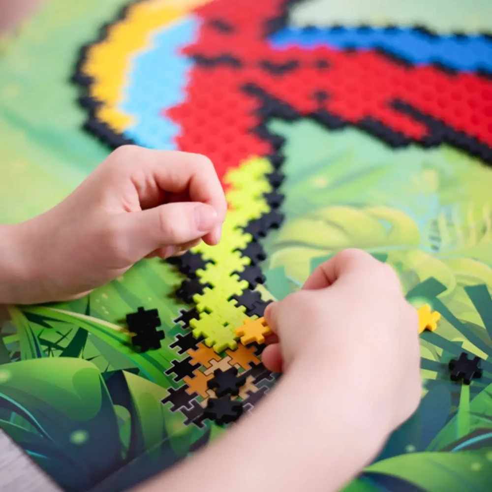 Meli Minis paukščių konstruktorius 2in1, 500 detalių, vaikams nuo 4 metų, spalvotas