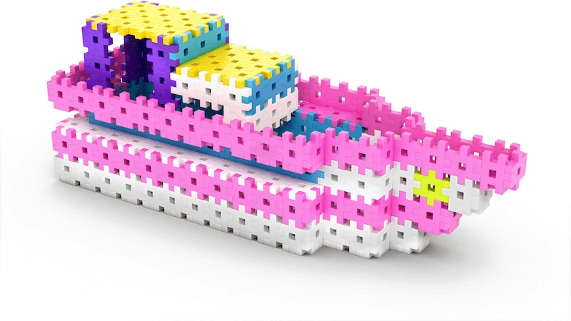 Kelioninis rinkinys Meli Basic Pink 250 el.