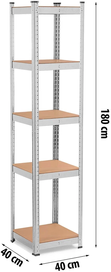 Metalinė sandėliavimo lentyna Humberg 180 x 40 x 40 cm, modelis 4819