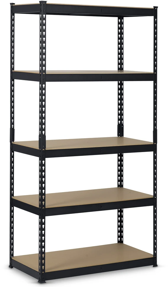 Metalinė daiktų laikymo lentyna 183 x 90 x 45 cm Humberg HR-700 juoda