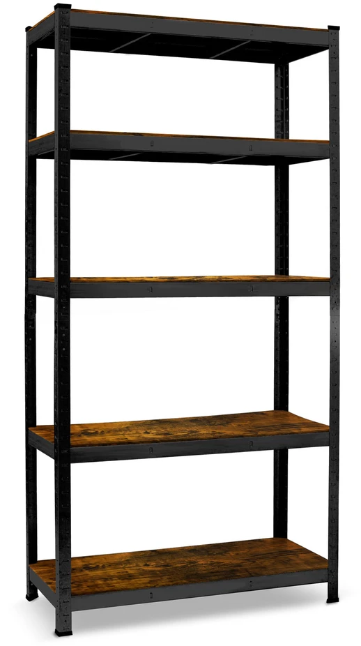 Metalinė daiktų laikymo lentyna 180 x 90 x 40 cm Humberg HR-852 juoda