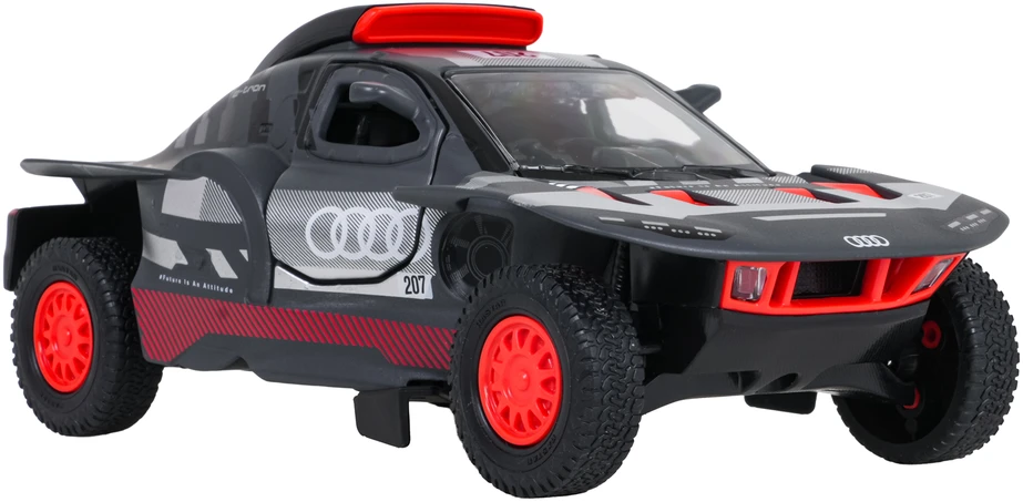 Metalinis automobilis 1:24 Audi RS Q e-tron pilkas Rastar