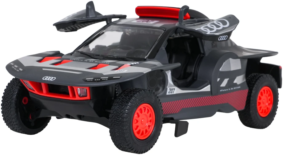 Metalinis automobilis 1:24 Audi RS Q e-tron pilkas Rastar