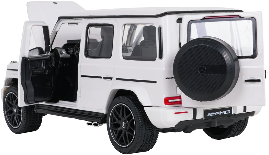 Metalinis automobilis 1:24 Mercedes AMG G63 baltas RASTAR