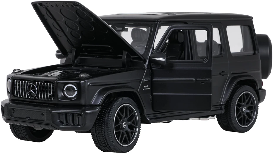 Metalinis automobilis 1:24 Mercedes AMG G63 juodas RASTAR