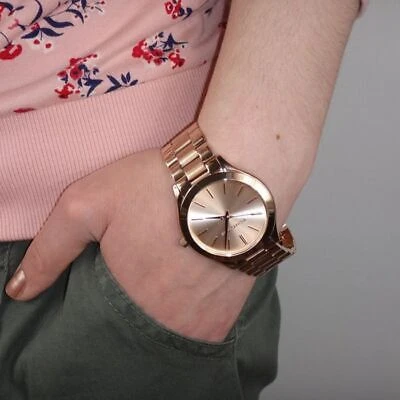 MICHAEL KORS MOTERIŠKAS LAIKRODIS MK3205 - SLIM RUNWAY (zm522b)