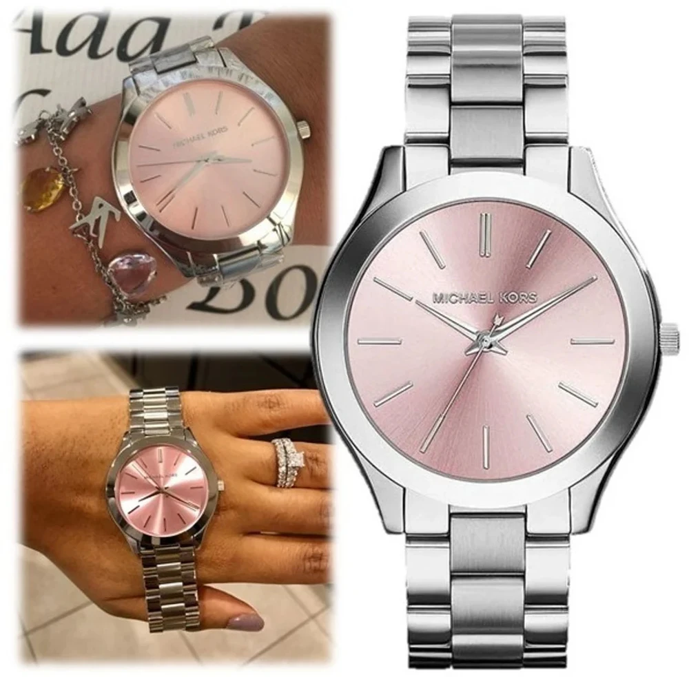 MICHAEL KORS MOTERIŠKAS LAIKRODIS MK3380 - SLIM RUNWAY (zm500l)