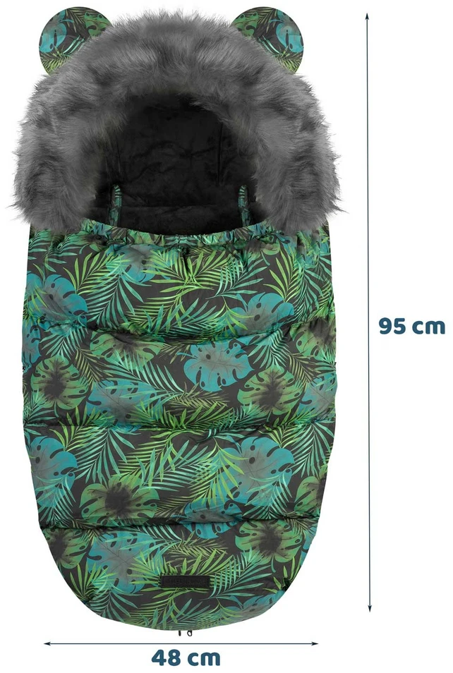 Elmi Ricokids vežimėlio/rogių miegmaišis - džiunglės