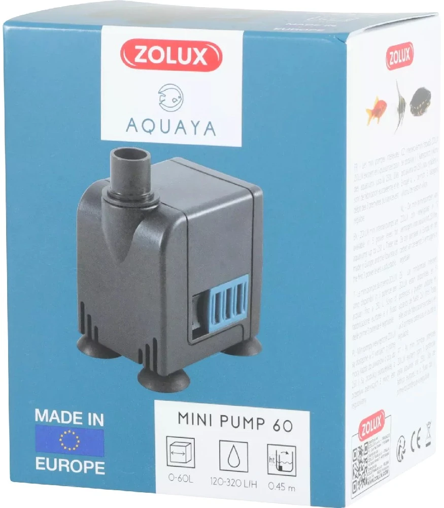 Mini akvariumo pompa Zolux Aquaya 60, 220–240 V, 50 Hz