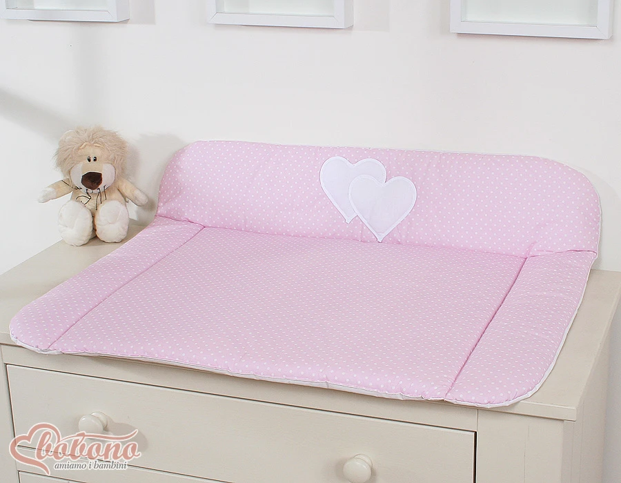 Bobono Perkėlimo kilimėlis kūdikiui Hanging Hearts mėlynas