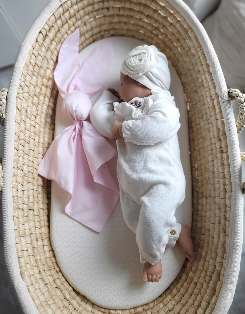 My Sweet Baby Minkštas medvilninis kūdikio pledas zuikutis, rožinis
