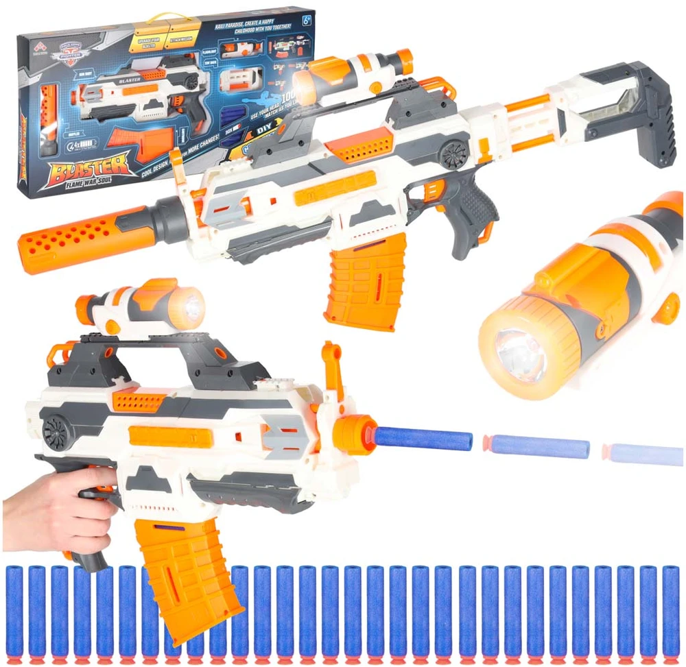 BLASTER MODULINIS KARBINAS 4in1 30 strėlių