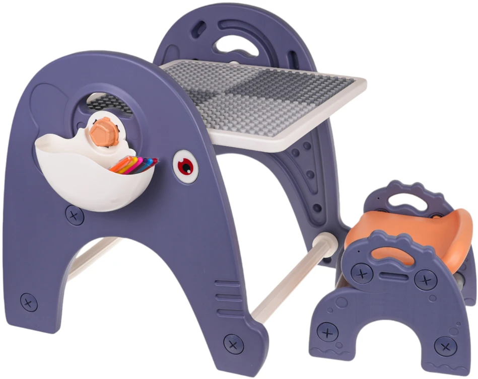 Mokomasis stalas ir kėdė 4in1