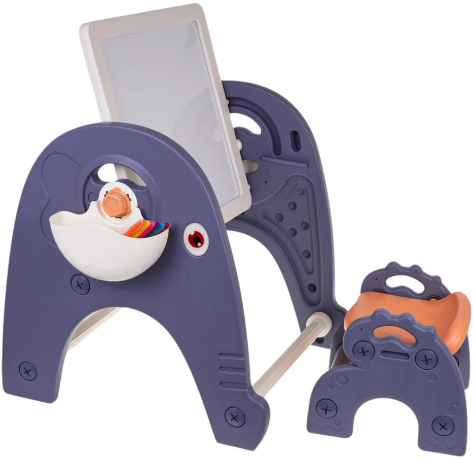 Mokomasis stalas ir kėdė 4in1