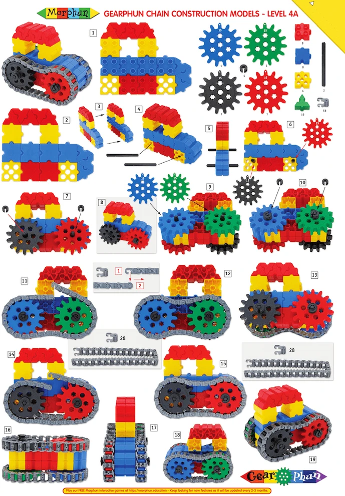 Konstruktorius Morphun Gearphun jaunasis inžinierius 320 el.