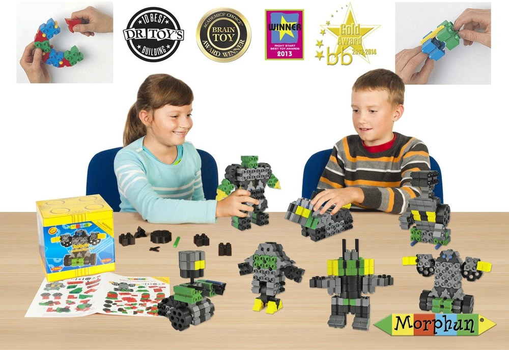Konstruktorius Morphun 7 Robots 80 el.