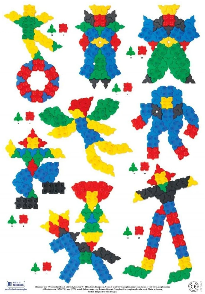 Konstruktorius Morphun Junior Xtra 100 Models 200 el.