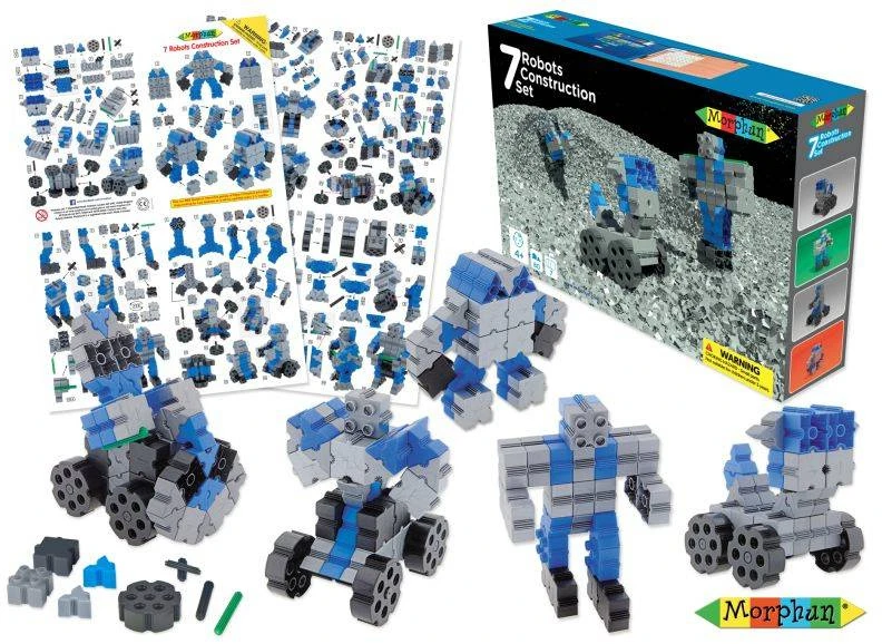 Konstruktorius Morphun 7 Robots 80 el.