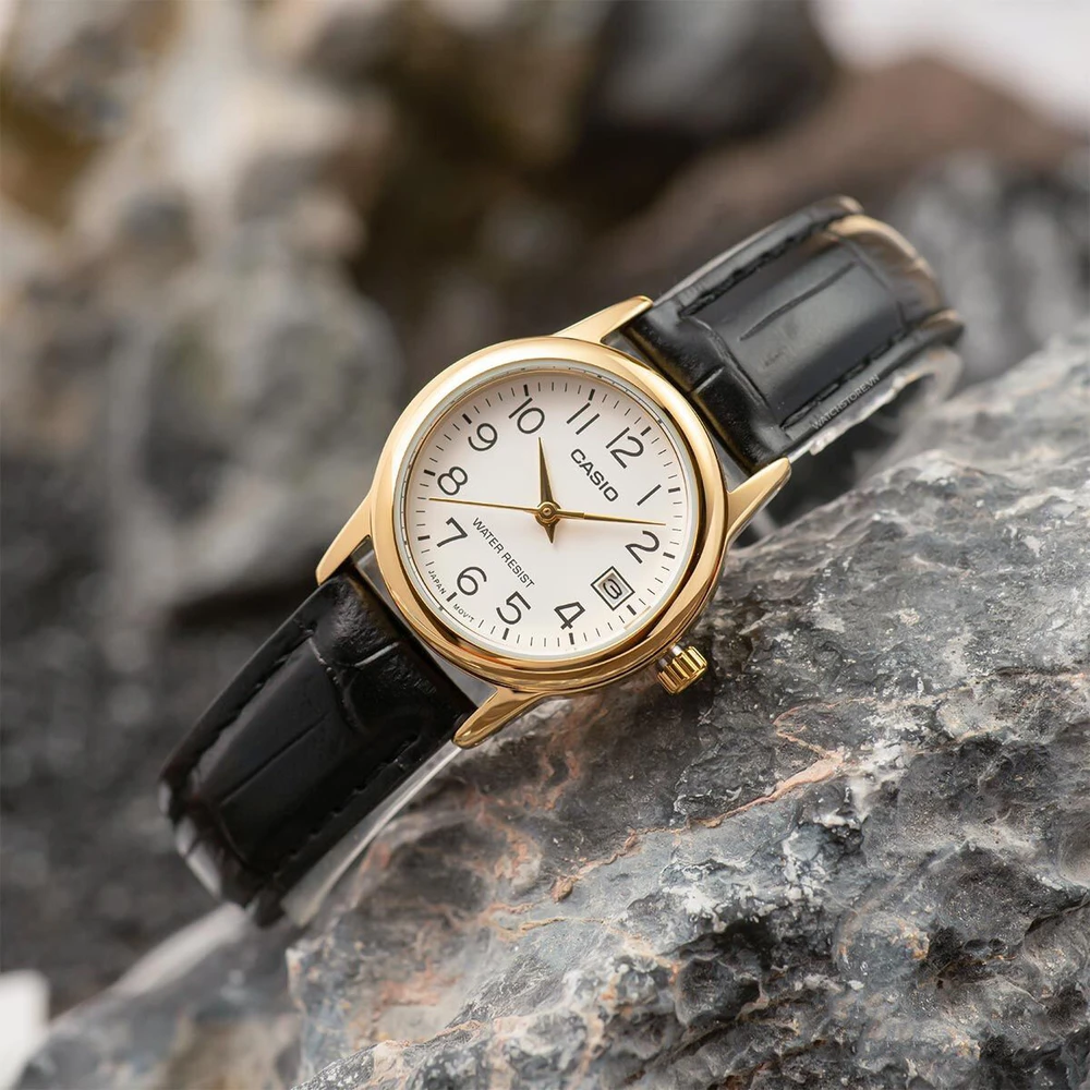 Moteriškas laikrodis CASIO LTP-V002GL 7B2 (zd584a) + DĖŽĖ