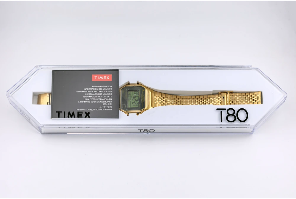 Moteriškas laikrodis Timex T80 TW2U93500 auksinis