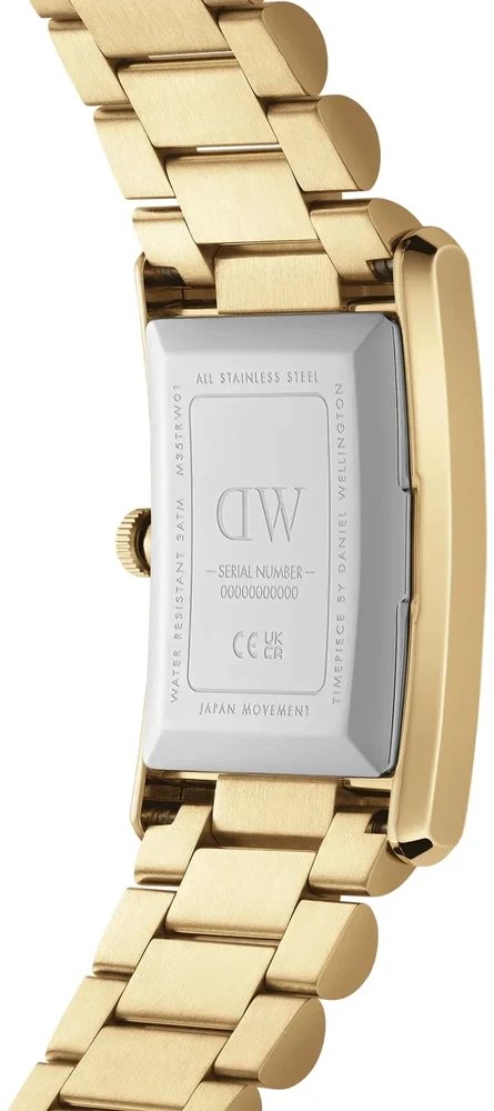 Moteriškas laikrodis DANIEL WELLINGTON 24mm Bound 3-Link DW00100703 + BOX