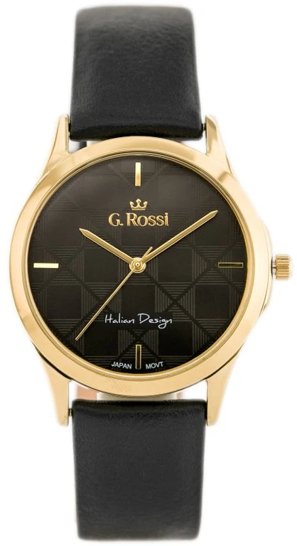 Laikrodis WOMEN'S WATCH G. ROSSI - 10513A-1A2 (zg715g) + BOX