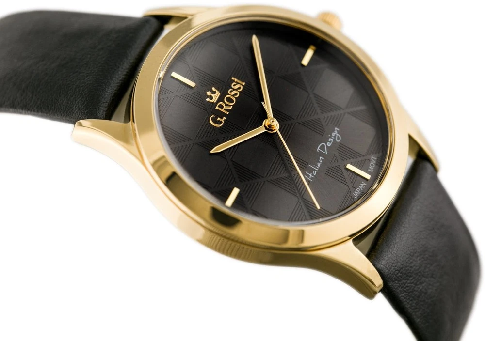 Laikrodis WOMEN'S WATCH G. ROSSI - 10513A-1A2 (zg715g) + BOX