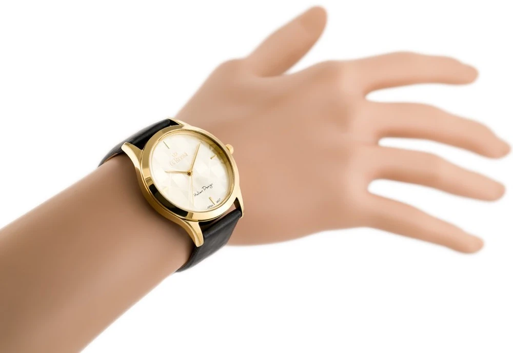 Laikrodis WOMEN'S WATCH G. ROSSI - 10513A-4A1 (zg715f) + BOX
