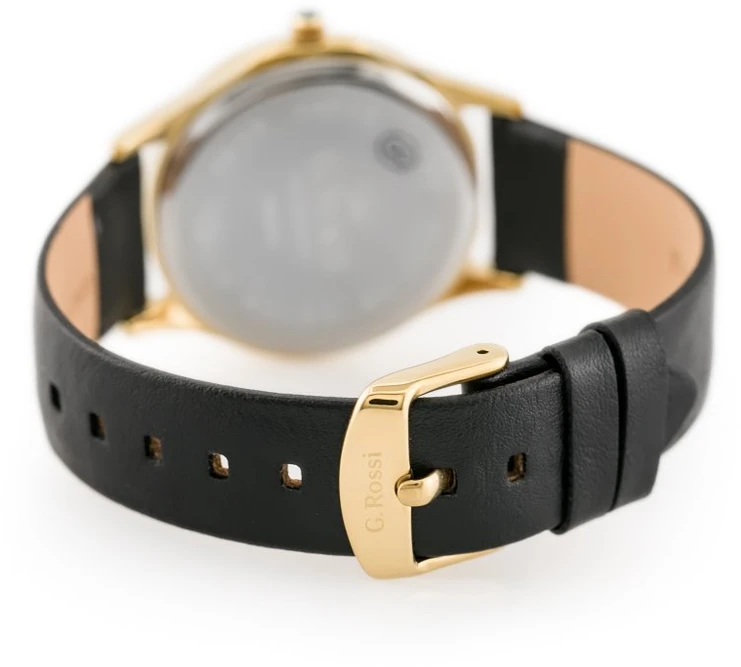 Laikrodis WOMEN'S WATCH G. ROSSI - 10513A-4A1 (zg715f) + BOX