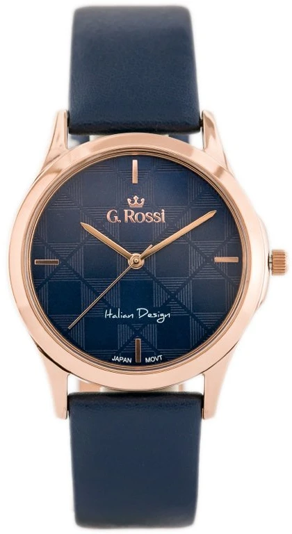 Laikrodis WOMEN'S WATCH G. ROSSI - 10513A-6F3 (zg715h) + BOX