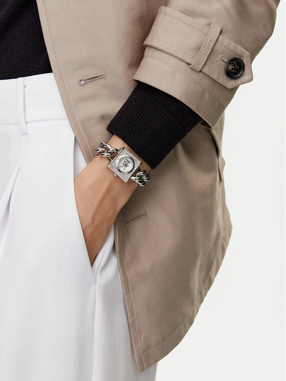 Moteriškas laikrodis Michael Kors Chain Lock MK4718 + BOX