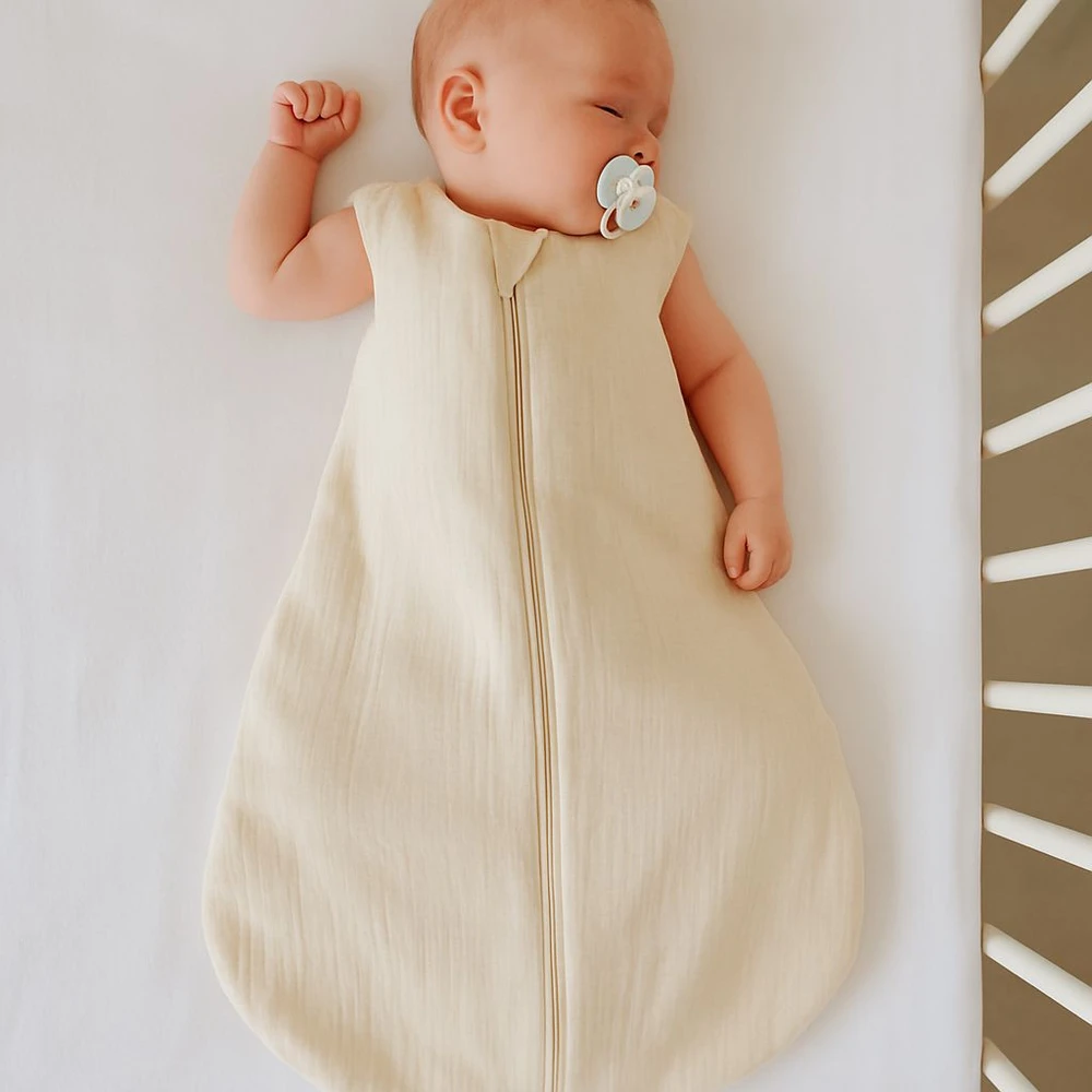 My Sweet Baby Miegmaišis kūdikiui vasarai, kreminis muslinas, 6–12 mėn., TOG 1.0
