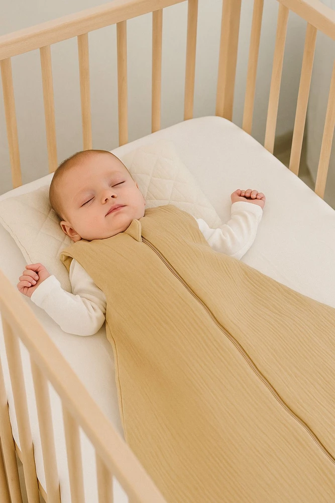 My Sweet Baby Miegmaišis kūdikiui vasarai, smėlio spalvos muslinas, 6–12 mėn., TOG 1.0