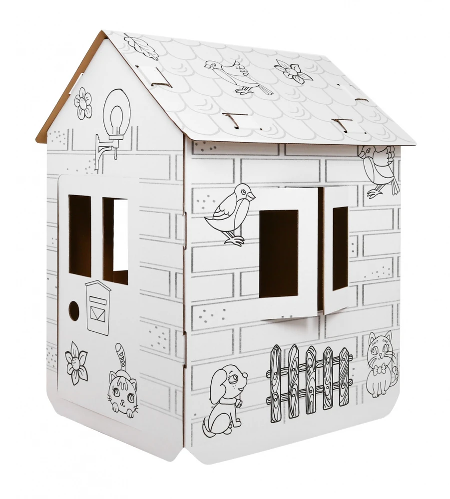 Neo Pilot House XXL with a car 3D knyga spalvinimui vaikams