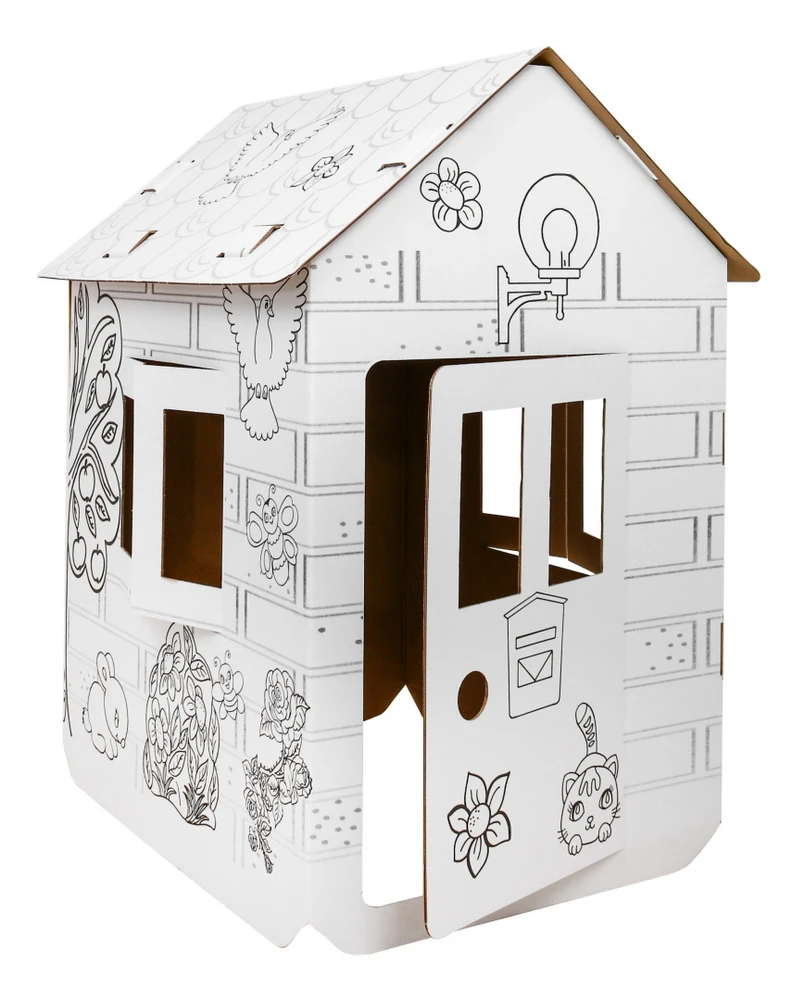 Neo Pilot House XXL with a car 3D knyga spalvinimui vaikams
