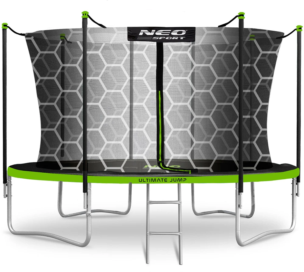 Neo-Sport 312–435 cm (10–14 pėdų) 2 pakopų batuto apsauga
