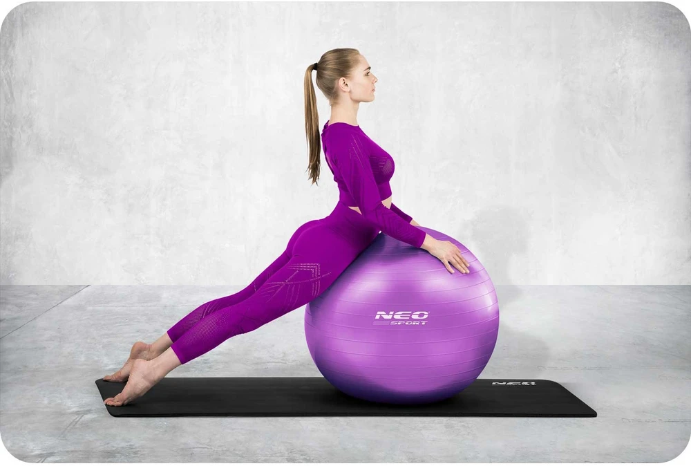 Neo-Sport Mankštos kamuolys 65 cm NS-951 violetinis