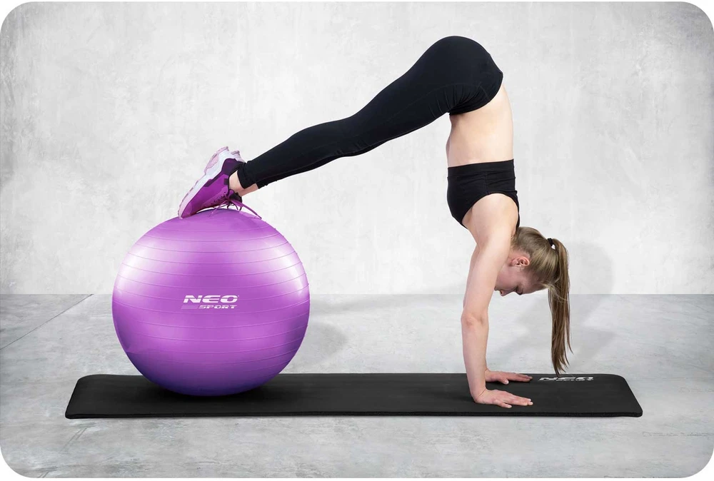 Neo-Sport Mankštos kamuolys 65 cm NS-951 violetinis