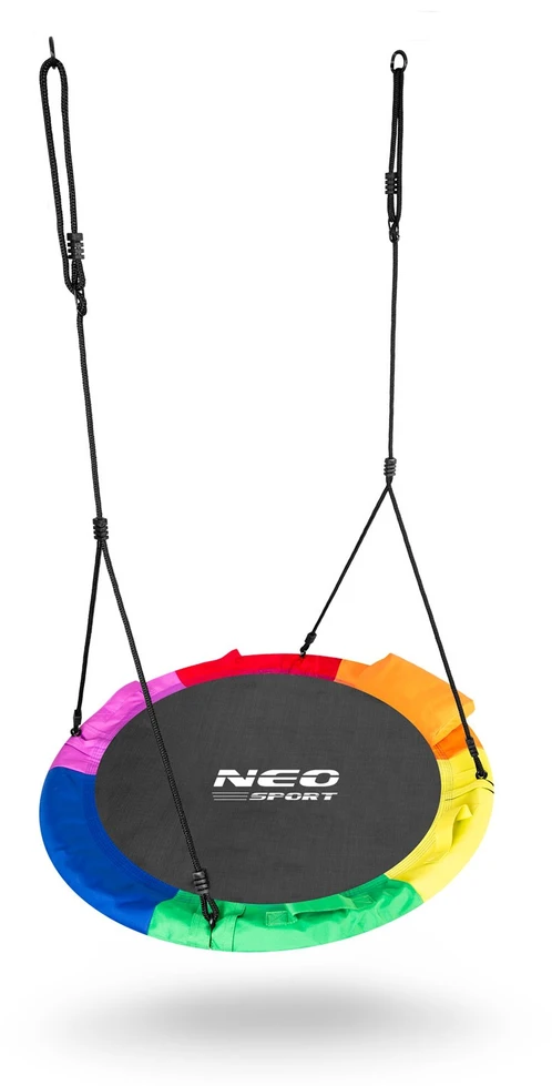 Neo-Sport Swingo XXL Vaikiškos sūpynės, įvairiaspalvės, 110 cm