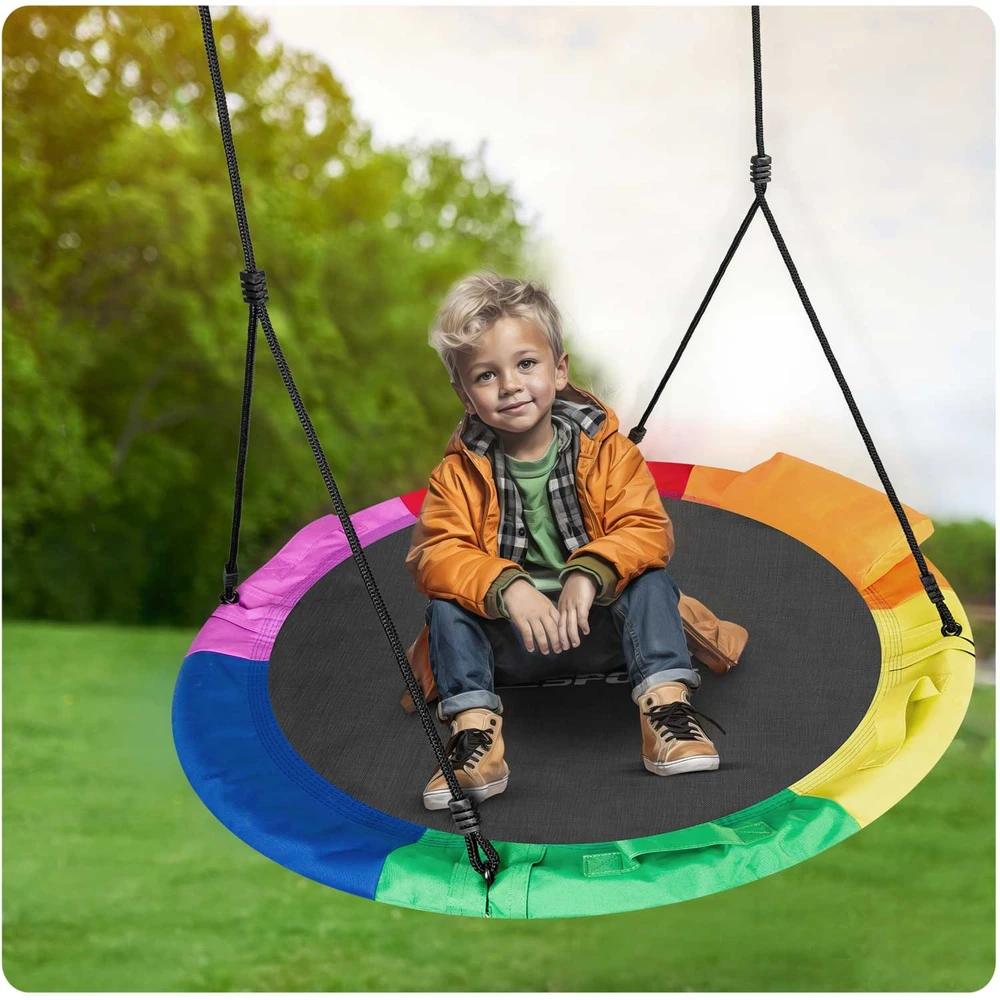 Neo-Sport Swingo XXL Vaikiškos sūpynės, įvairiaspalvės, 110 cm