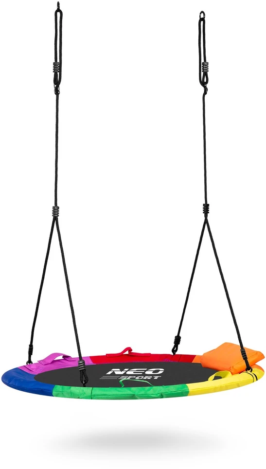 Neo-Sport Swingo XXL Vaikiškos sūpynės, įvairiaspalvės, 110 cm