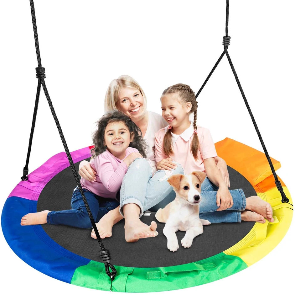 Neo-Sport Swingo XXL Vaikiškos sūpynės, įvairiaspalvės, 110 cm