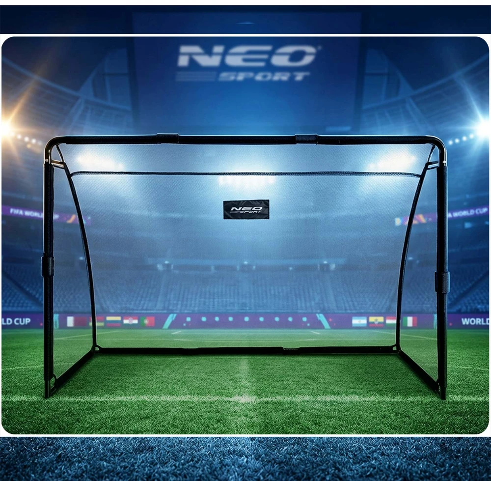 Neo-Sport Didelė futbolo vartų konstrukcija 180 x 120 x 60 cm NS-487