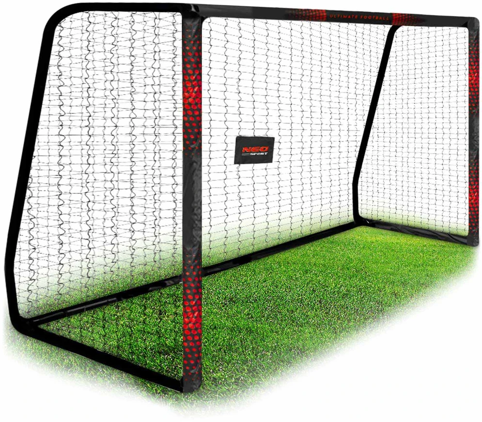 Neo-Sport Futbolo vartai 300 x 200 x 120 cm NS-473 juoda-raudona