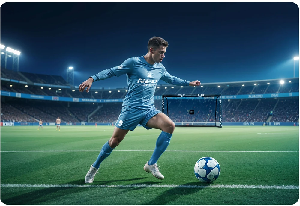 Neo-Sport Futbolo vartai 300 x 200 x 120 cm NS-472 Hexagon