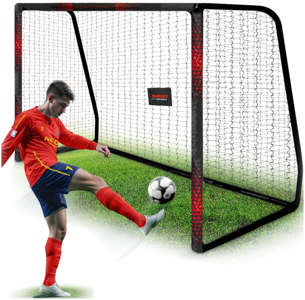 Neo-Sport Futbolo vartai 300 x 200 x 120 cm NS-473 juoda-raudona
